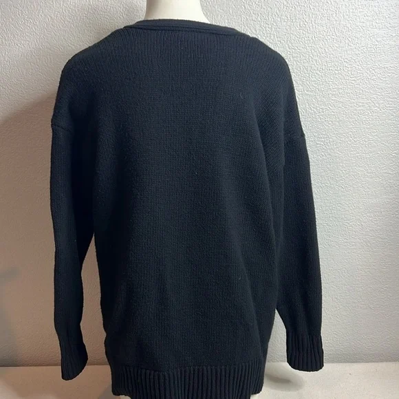 Lane Bryant Black Button-Down Cardigan Sweater - Size 14/16 - Picture 4 of 5